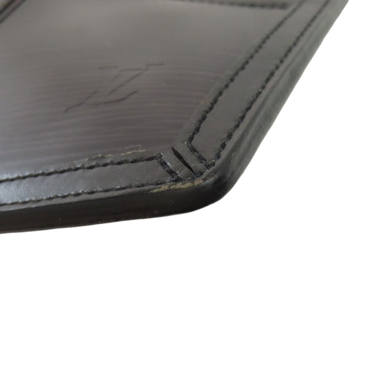 LOUIS VUITTON Tote Bag M54622 Epi black Silver fizz