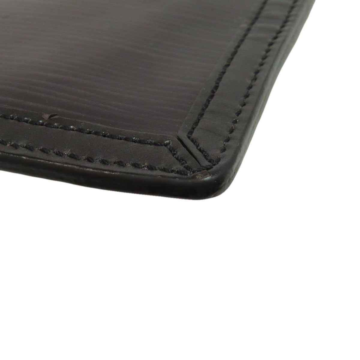 LOUIS VUITTON Tote Bag M54622 Epi black Silver fizz