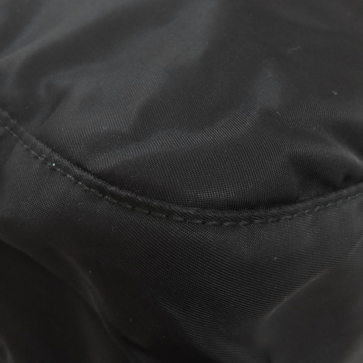 PRADA Shoulder Bag Nylon black logoMetal