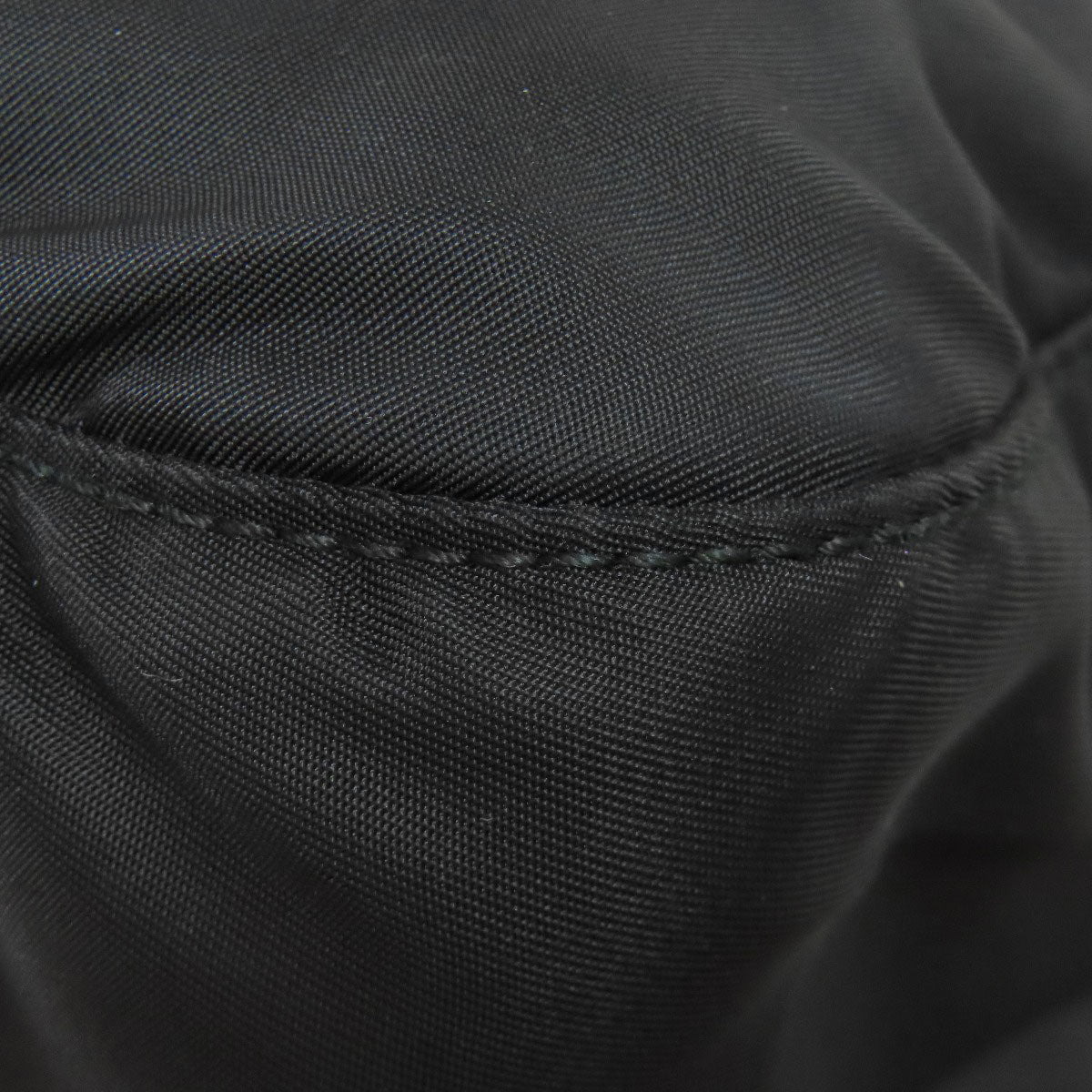 PRADA Shoulder Bag Nylon black logoMetal