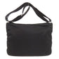 PRADA Shoulder Bag Nylon black logoMetal