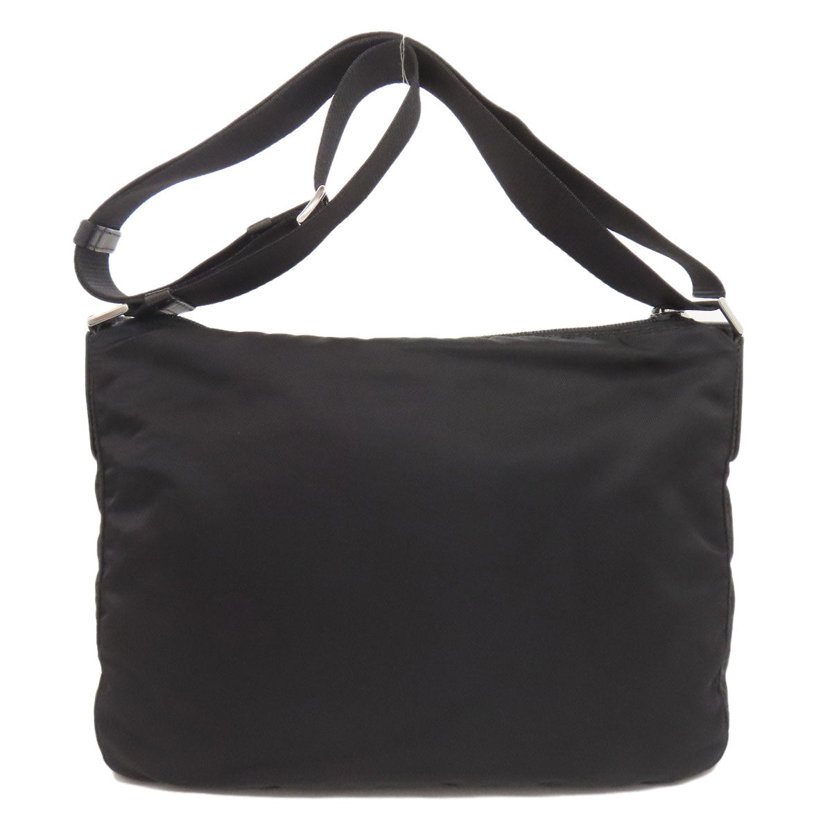 PRADA Shoulder Bag Nylon black logoMetal