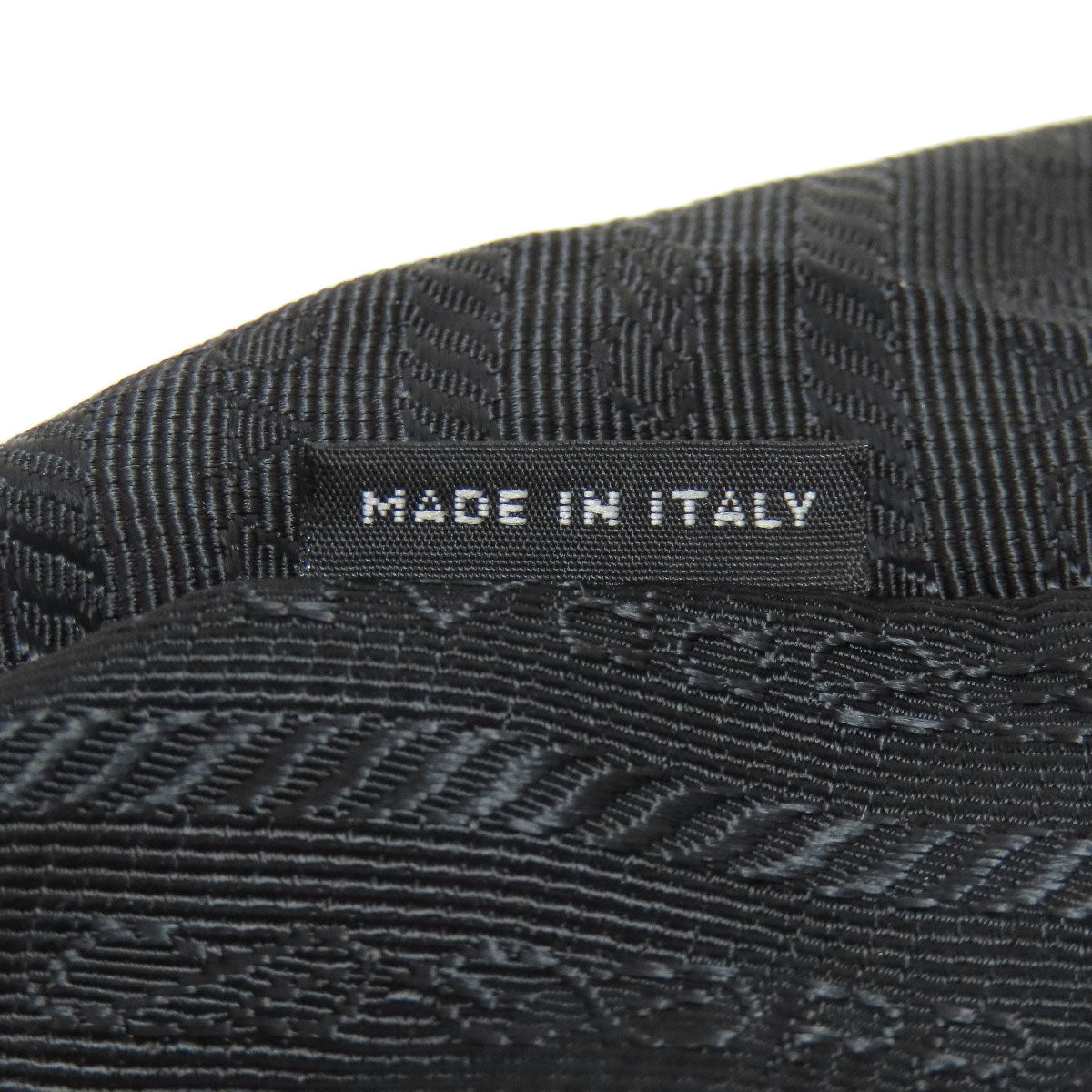 PRADA Shoulder Bag Nylon black logoMetal