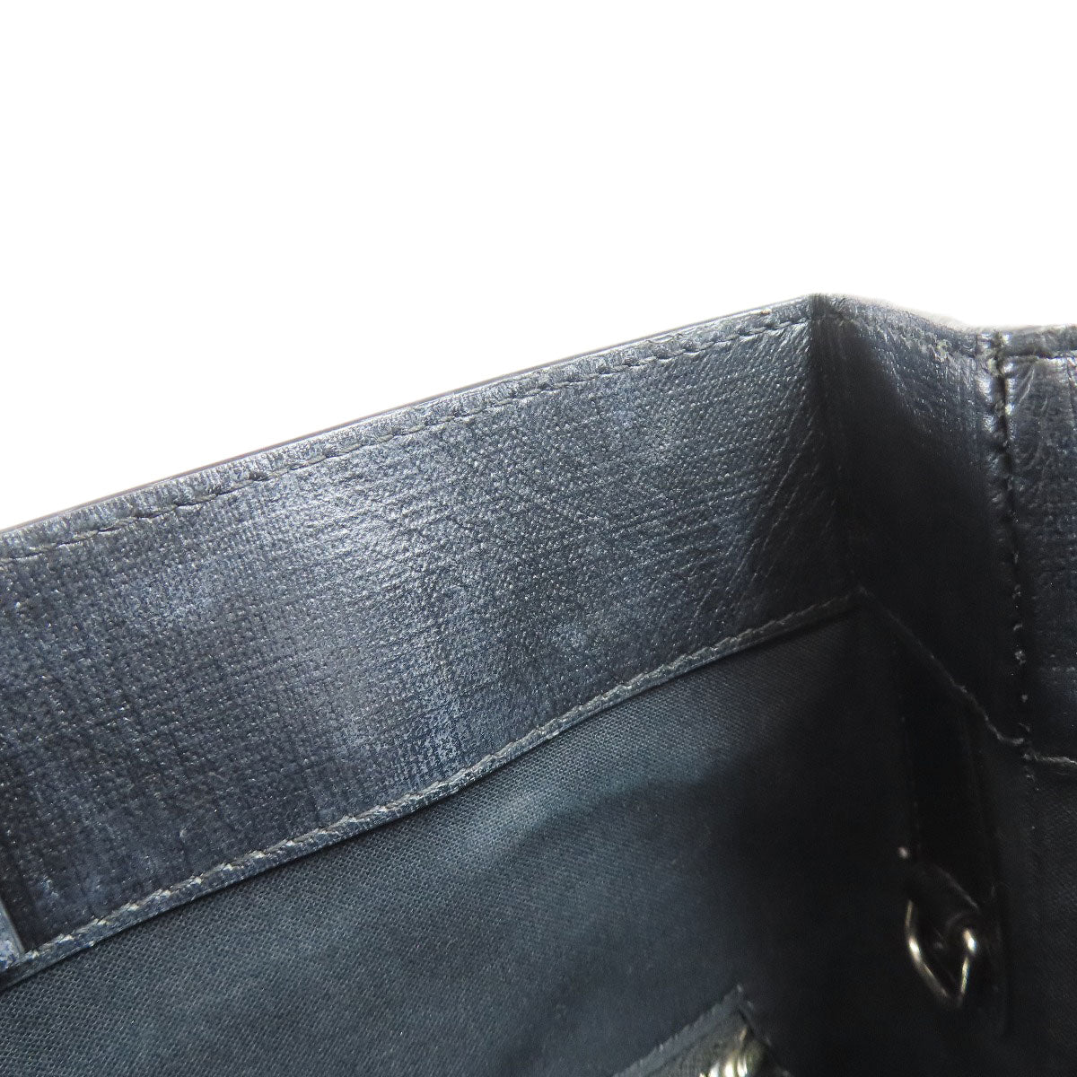 BALENCIAGA Handbag 597860 leather black Shopping tote 2WAY