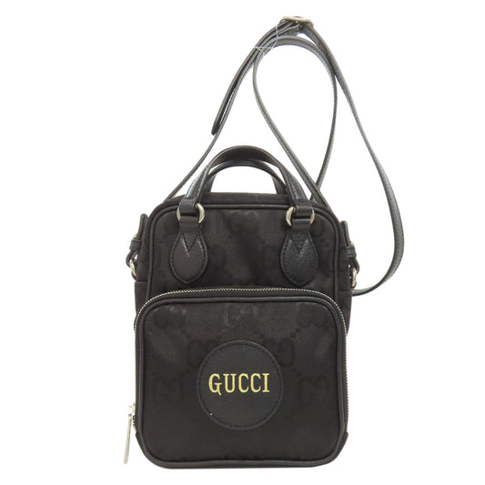 GUCCI Shoulder Bag 625850 Nylon canvas black Off the Grid 2WAY