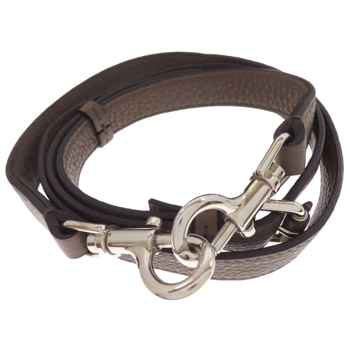 FENDI Handbag leather Brown Seleria 2WAY