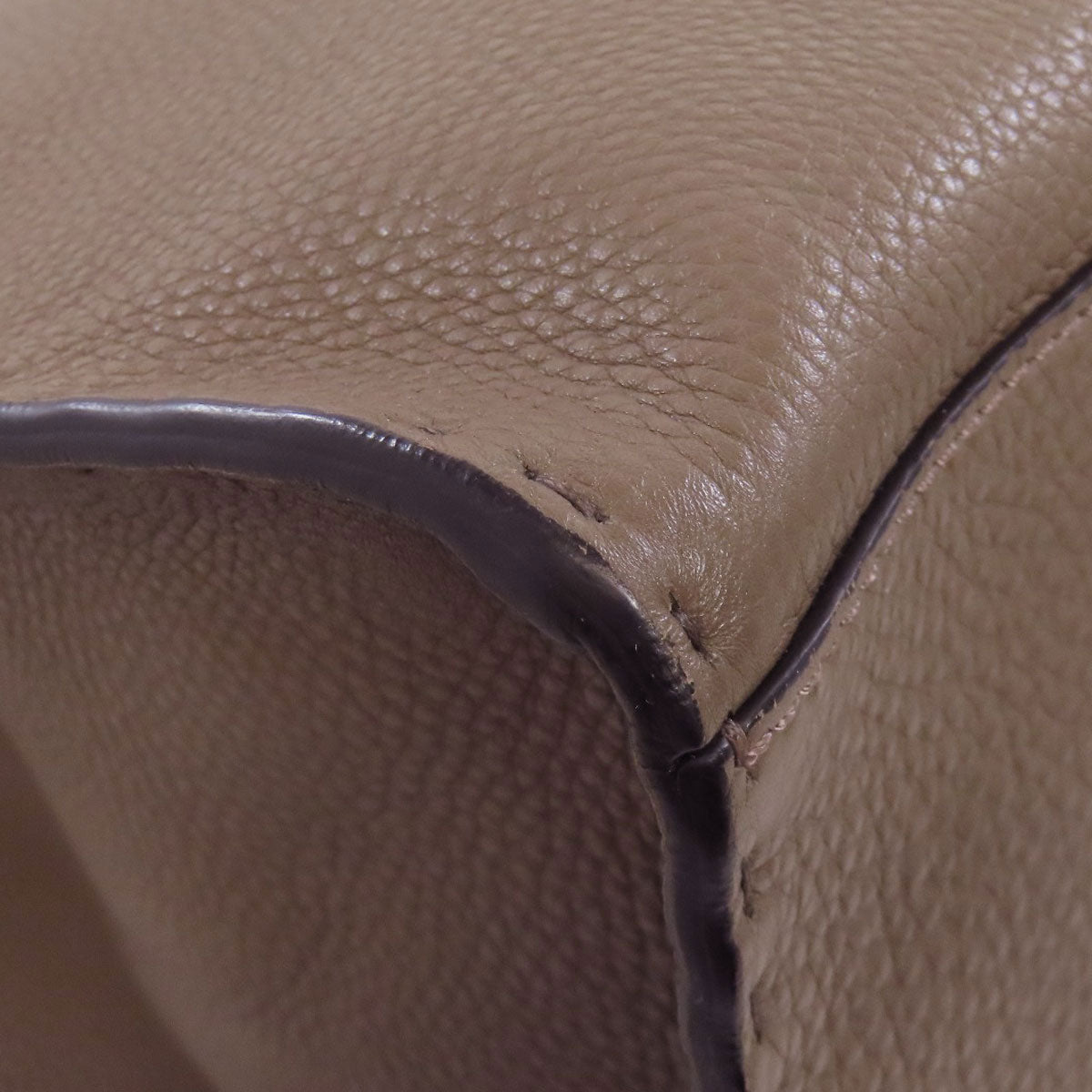 FENDI Handbag leather Brown Seleria 2WAY