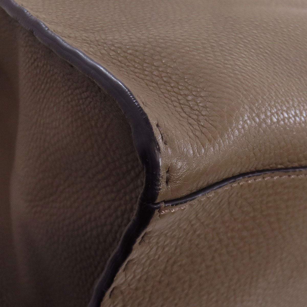 FENDI Handbag leather Brown Seleria 2WAY