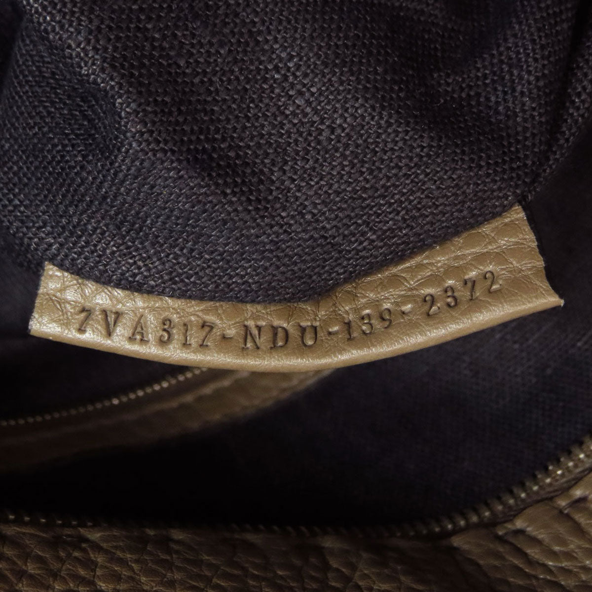 FENDI Handbag leather Brown Seleria 2WAY