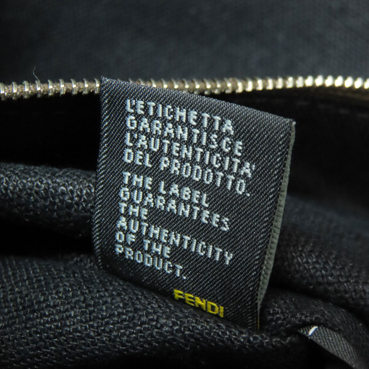 FENDI Handbag leather Brown Seleria 2WAY