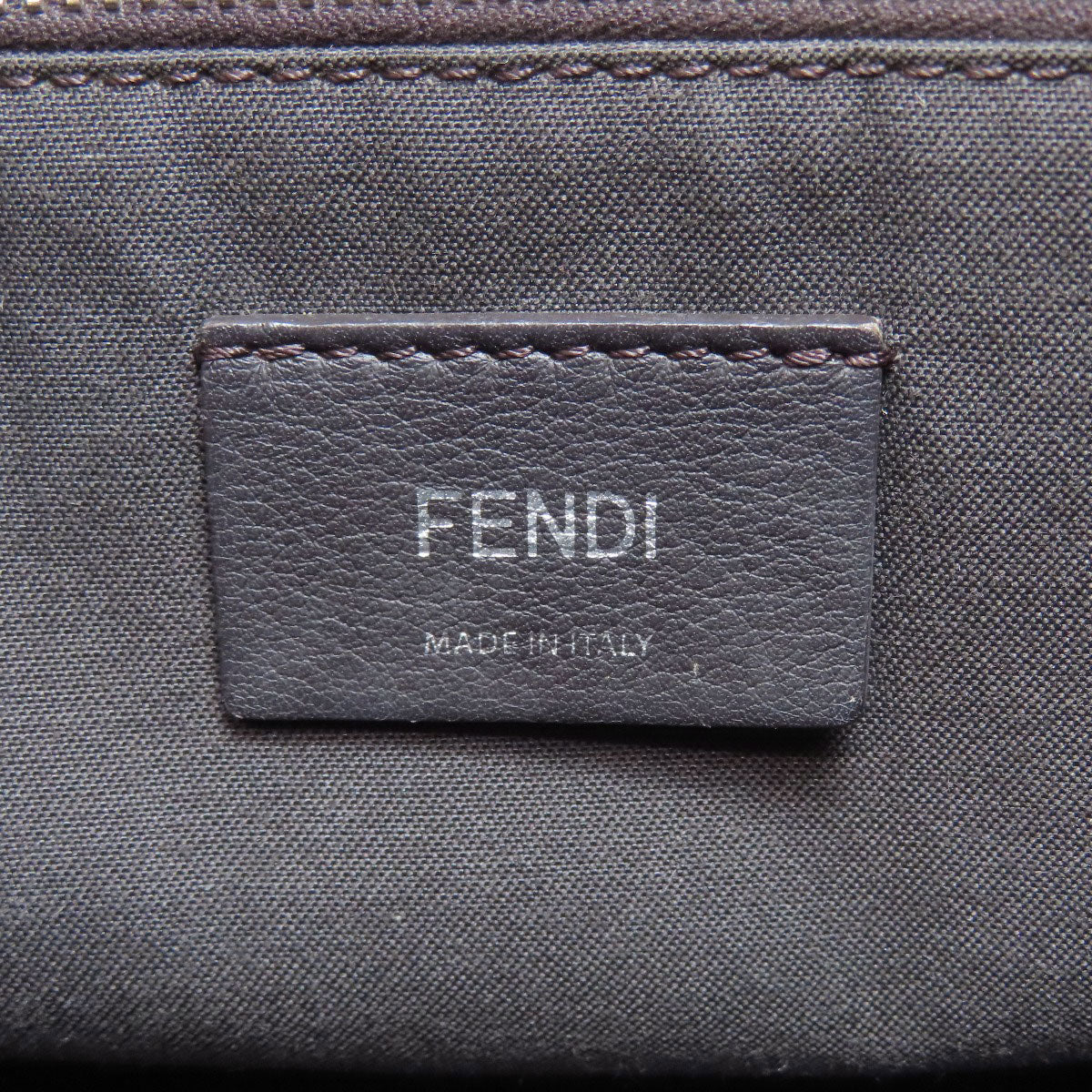 FENDI Handbag Calfskin gray By the Way Monster Charm 2WAY