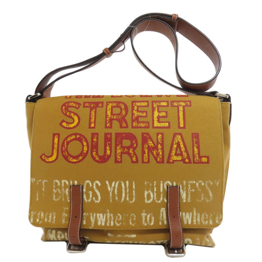 LOEWE Shoulder Bag canvas Brown Messenger bag