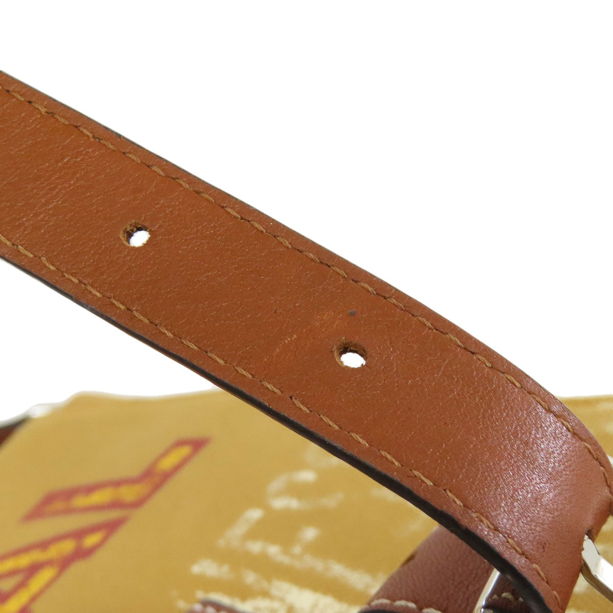 LOEWE Shoulder Bag canvas Brown Messenger bag