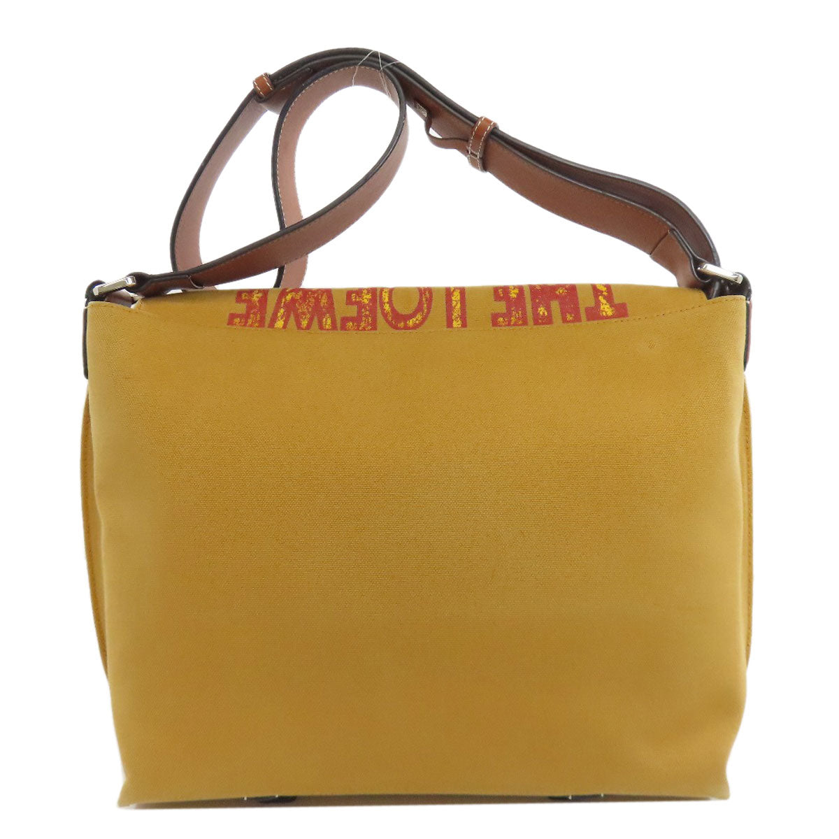 LOEWE Shoulder Bag canvas Brown Messenger bag