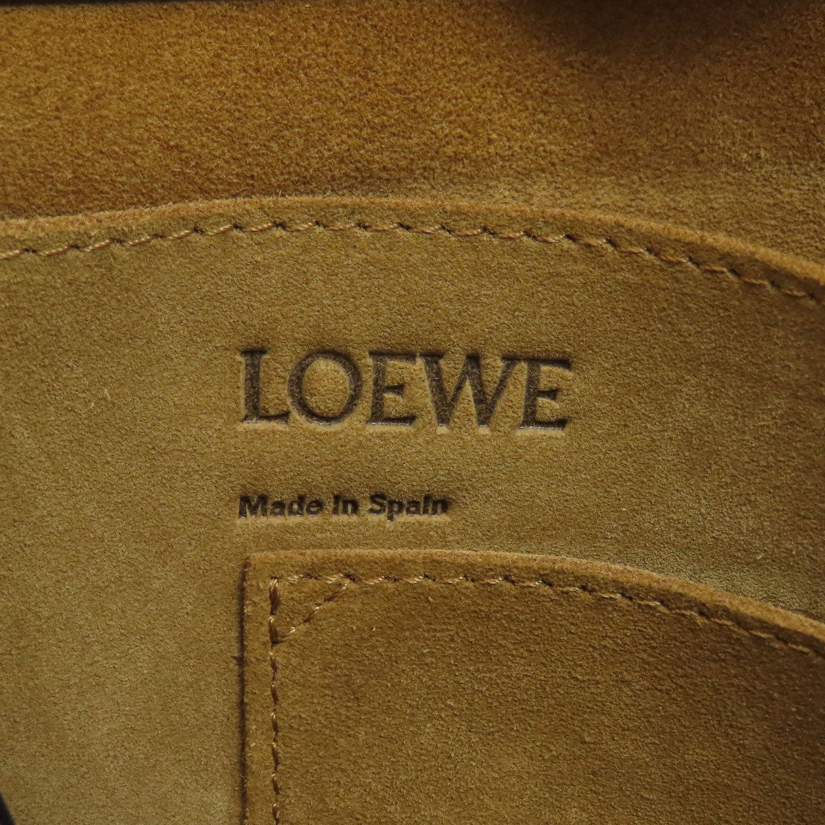 LOEWE Shoulder Bag canvas Brown Messenger bag