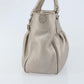 Salvatore Ferragamo Hand Bag Leather Silver