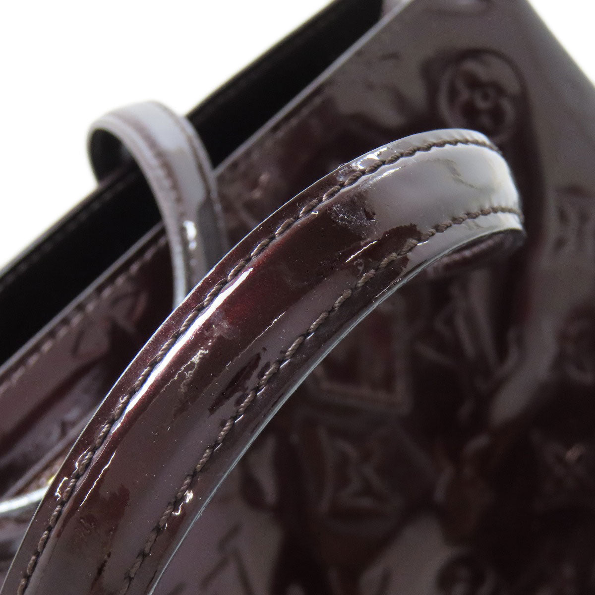 LOUIS VUITTON Handbag M93641 Vernis Red Wilsher PM