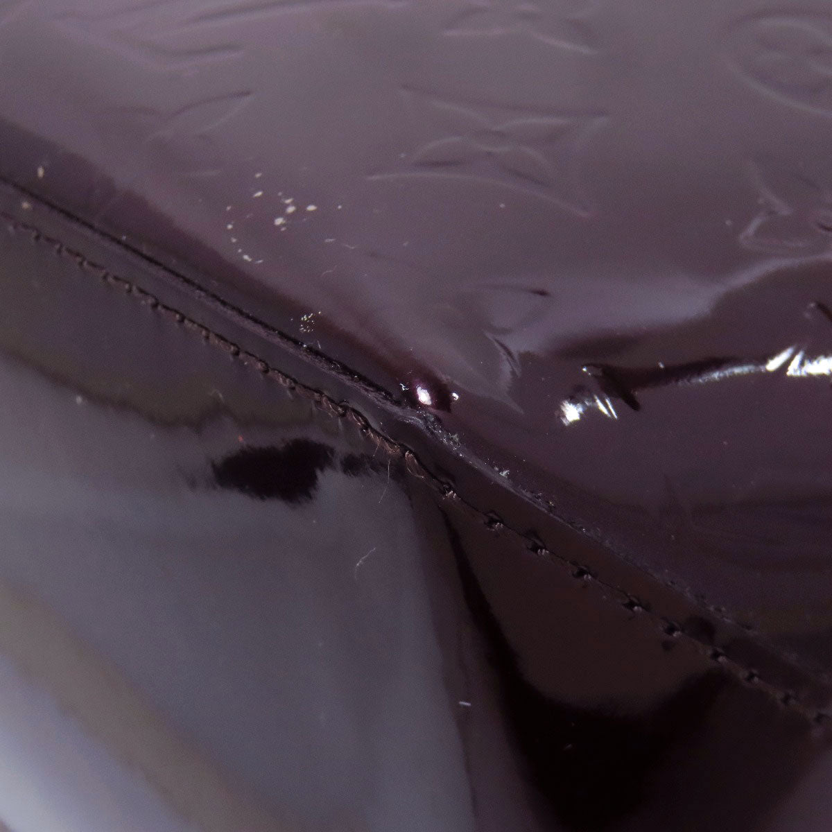 LOUIS VUITTON Handbag M93641 Vernis Red Wilsher PM