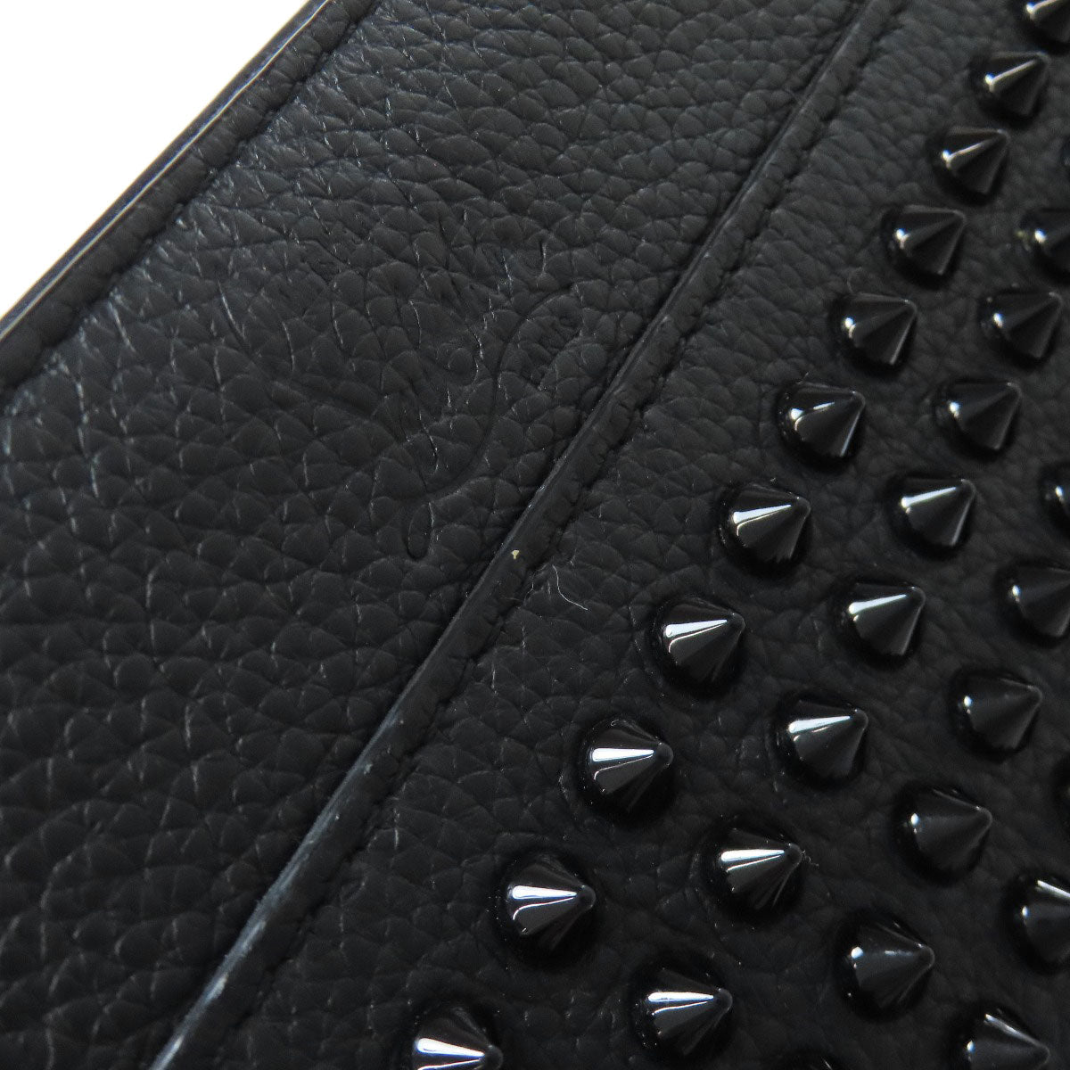 Christian Louboutin Shoulder Bag leather black Studs