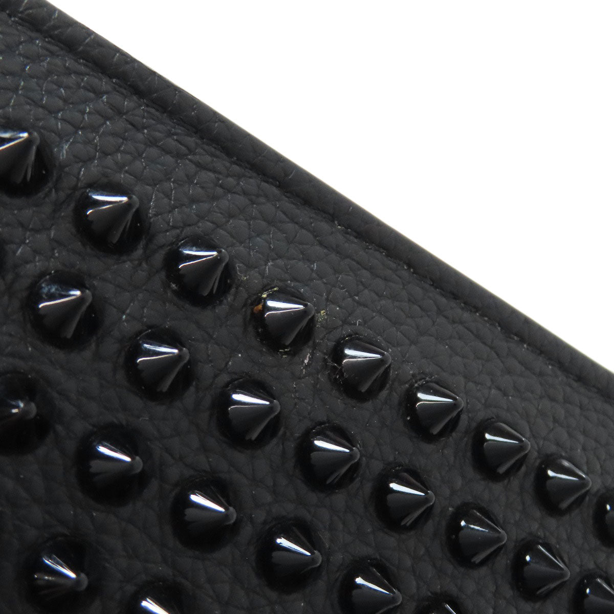 Christian Louboutin Shoulder Bag leather black Studs