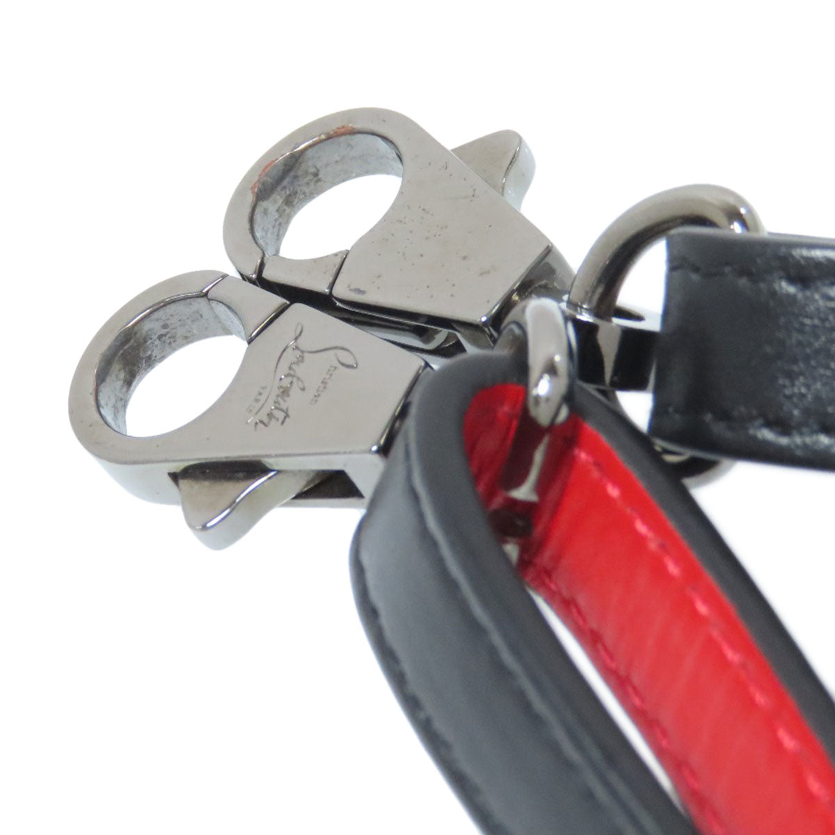 Christian Louboutin Shoulder Bag leather black Studs