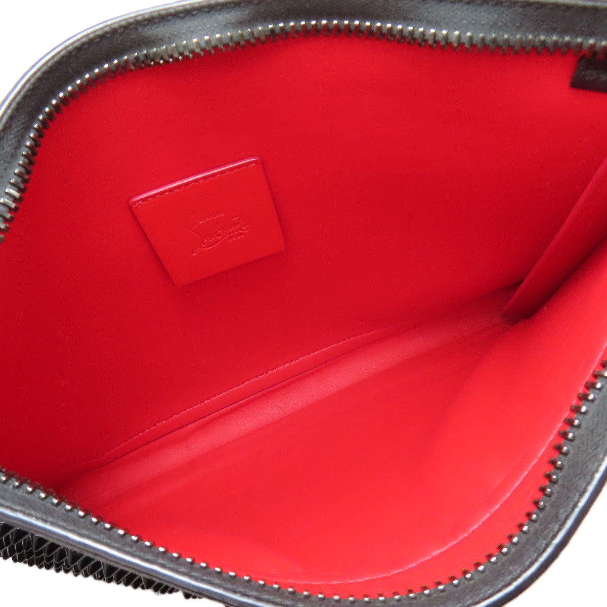 Christian Louboutin Shoulder Bag leather black Studs