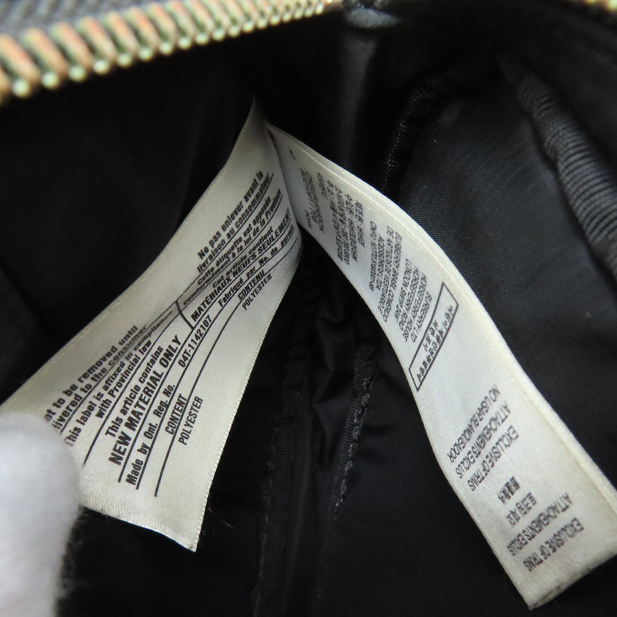 BURBERRY Hip bag Nylon black logo