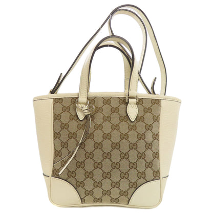 GUCCI Handbag 449241 canvas Brown GG outlet 2WAY