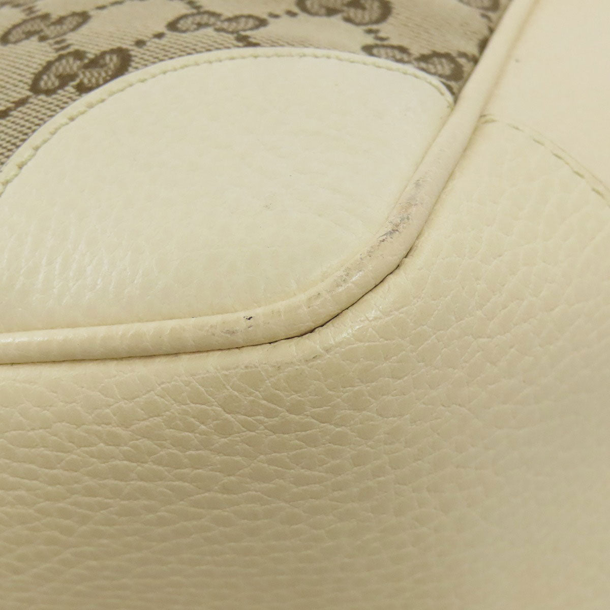 GUCCI Handbag 449241 canvas Brown GG outlet 2WAY