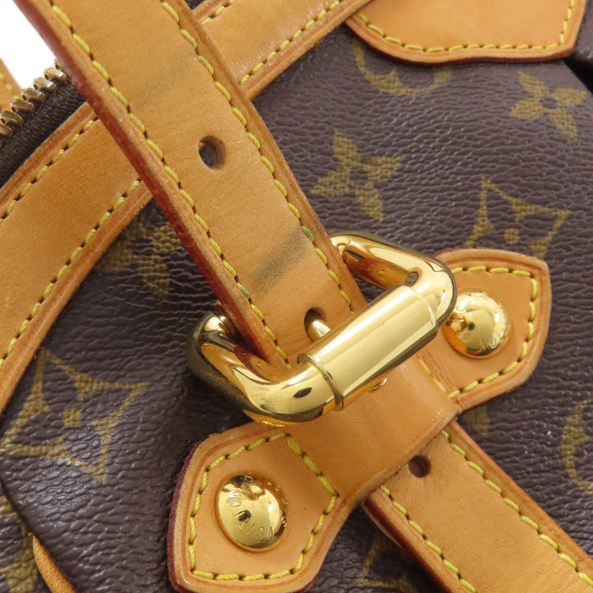 LOUIS VUITTON Tote Bag M40144 Monogram canvas Brown Tivoli GM