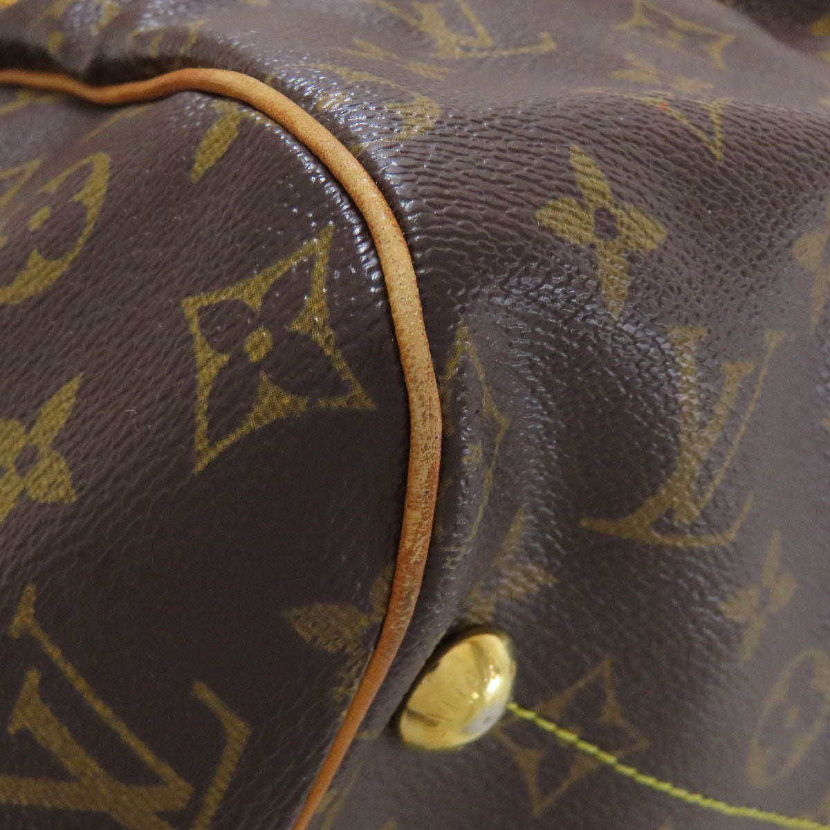 LOUIS VUITTON Tote Bag M40144 Monogram canvas Brown Tivoli GM