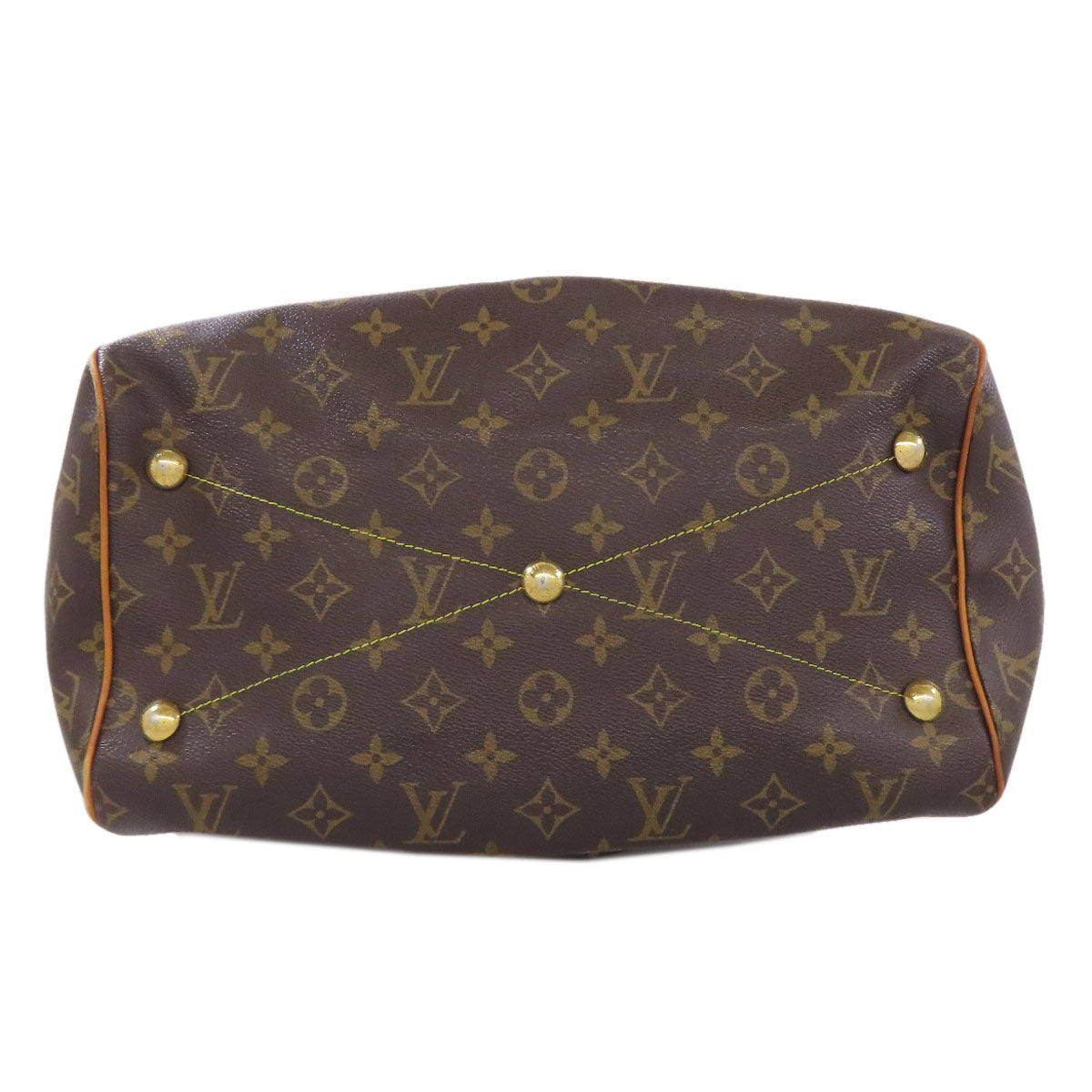 LOUIS VUITTON Tote Bag M40144 Monogram canvas Brown Tivoli GM