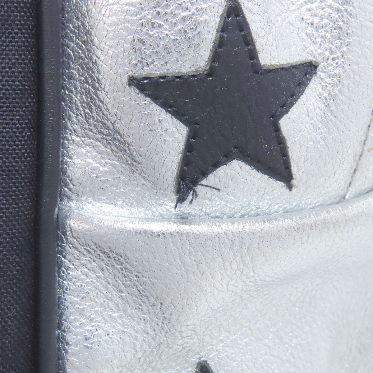SAINT LAURENT Backpack Calfskin Silver Star motif