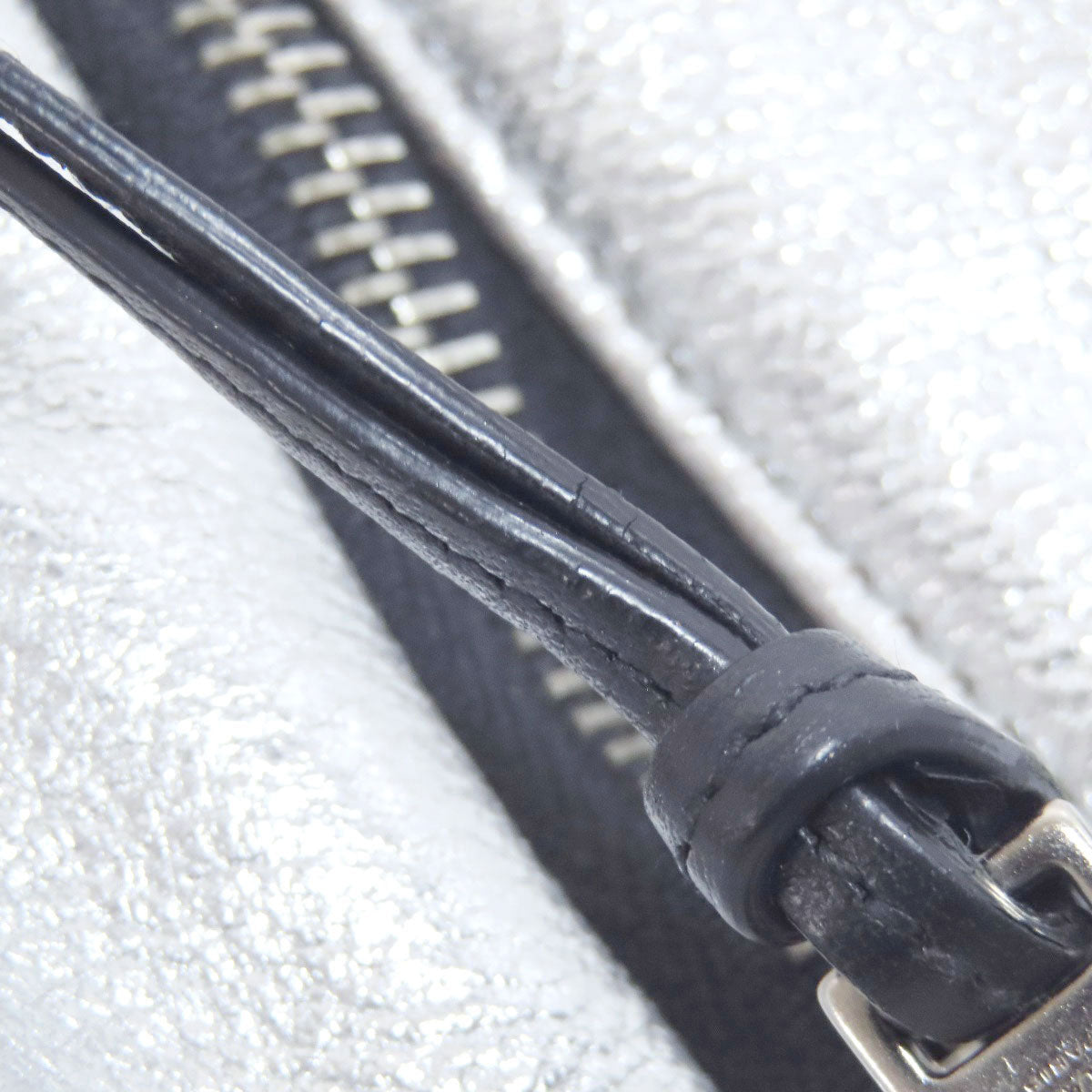 SAINT LAURENT Backpack Calfskin Silver Star motif