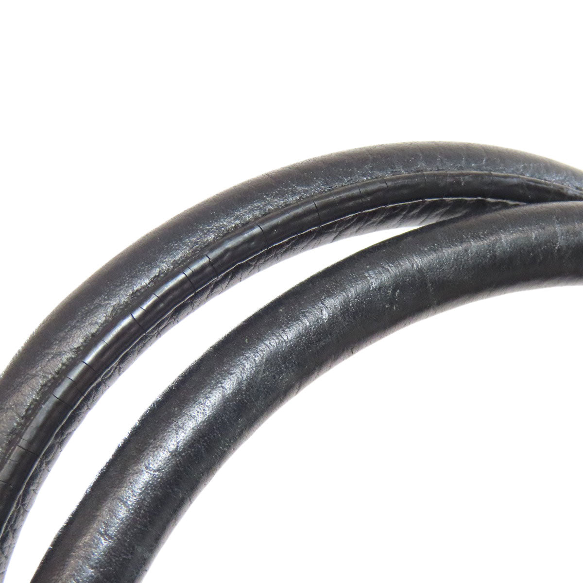 BURBERRY Tote Bag leather black logo