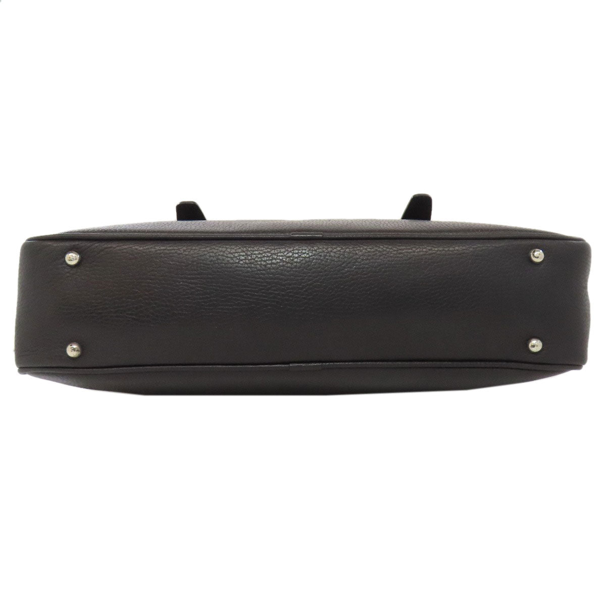 BURBERRY Tote Bag leather black logo