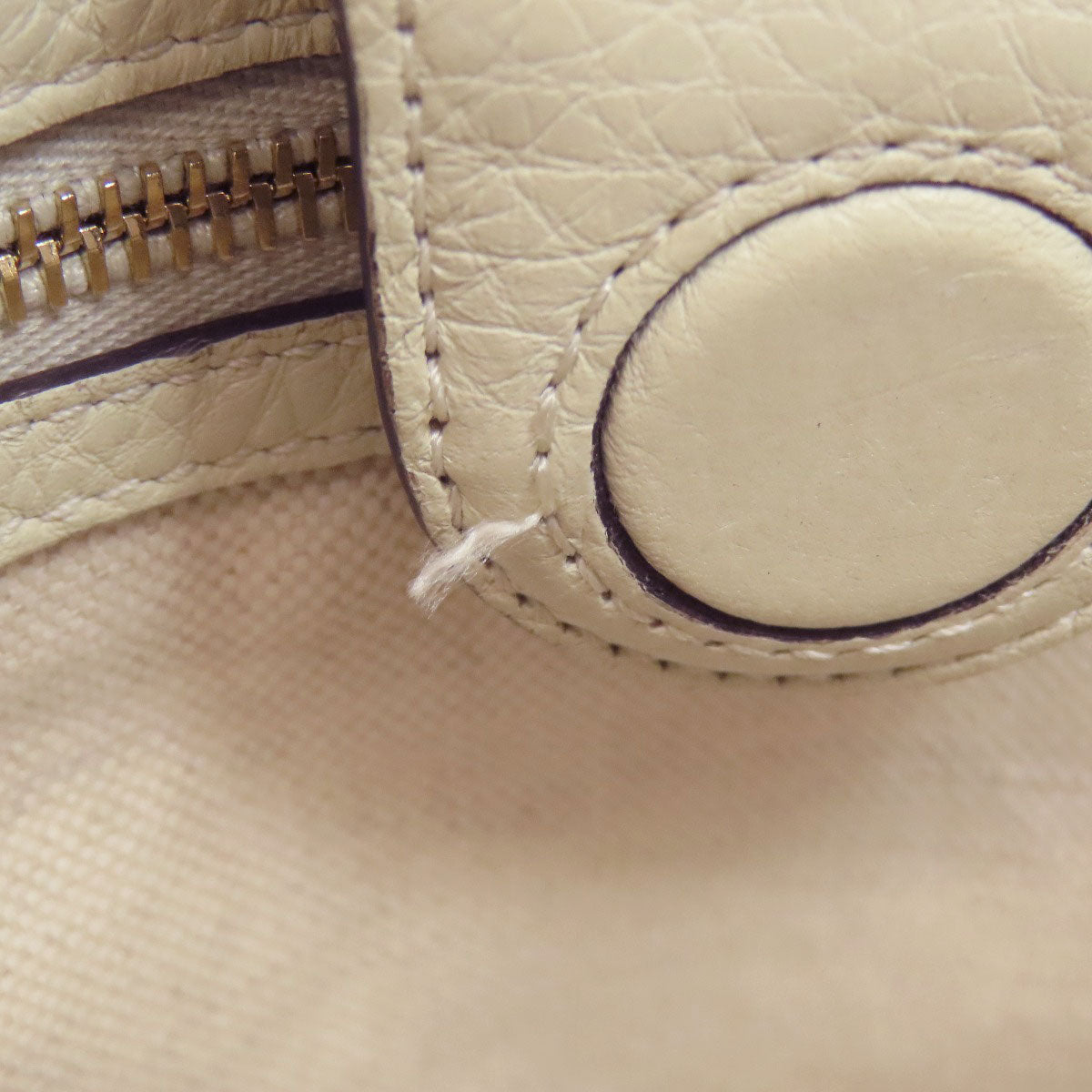 GUCCI Handbag 323660 Calfskin white Bamboo 2WAY