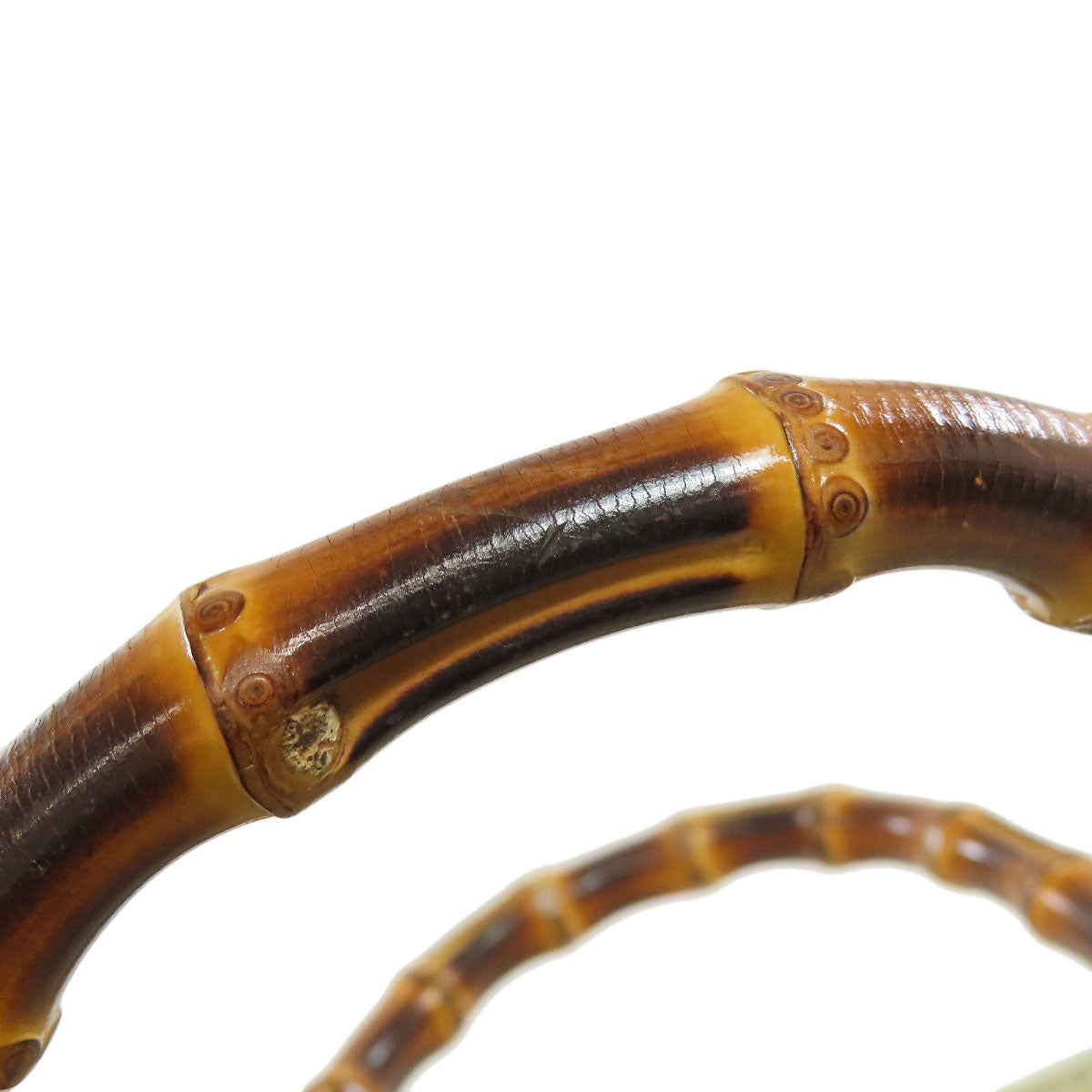 GUCCI Handbag 323660 Calfskin white Bamboo 2WAY