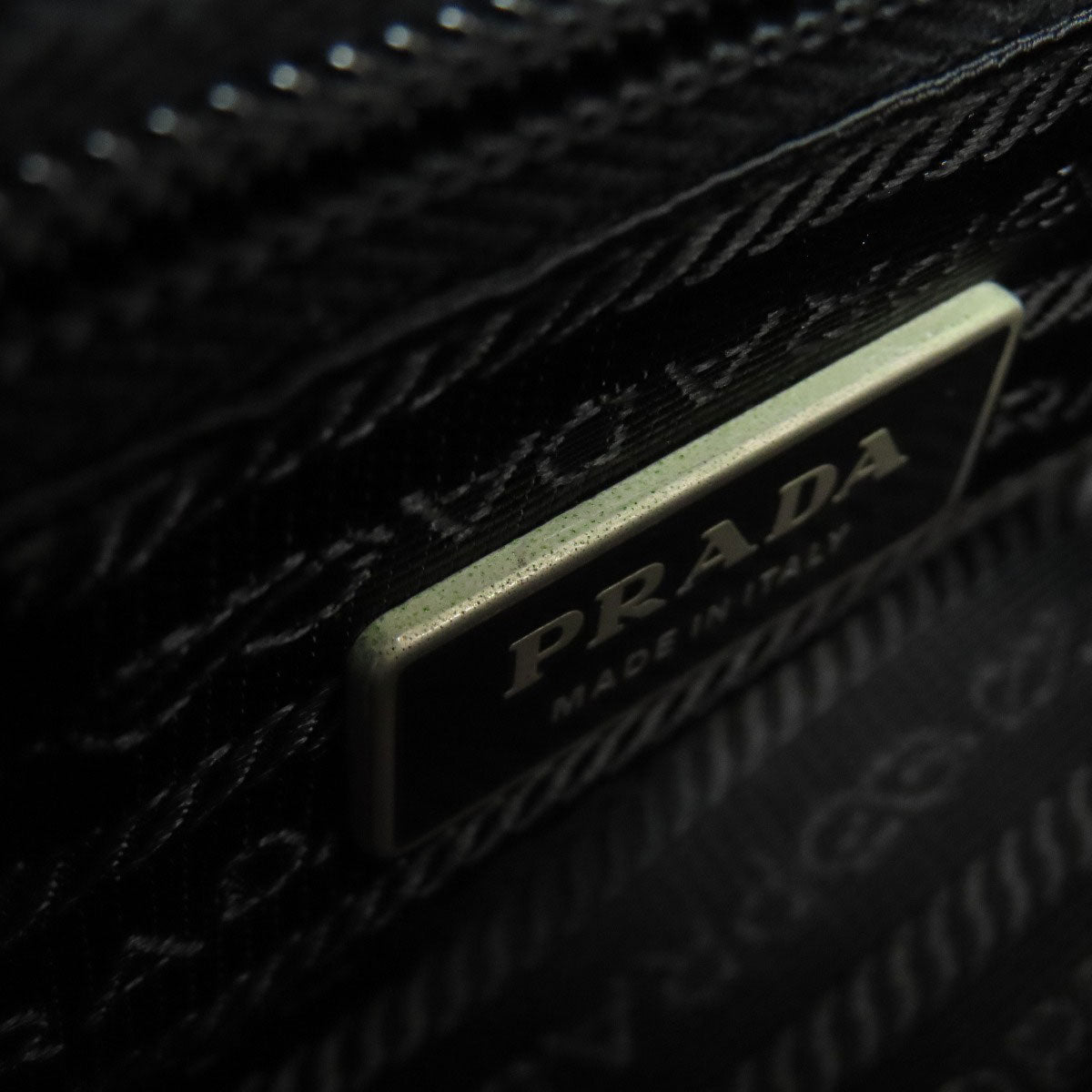 PRADA Shoulder Bag BT6671 Nylon black logoMetal