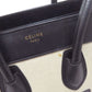 CELINE Handbag leather black Luggage micro