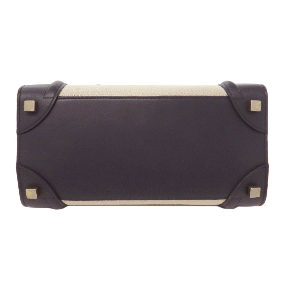 CELINE Handbag leather black Luggage micro