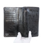 CHANEL Long Wallet Purse Calfskin black 2.55 Matelasse SilverMetal