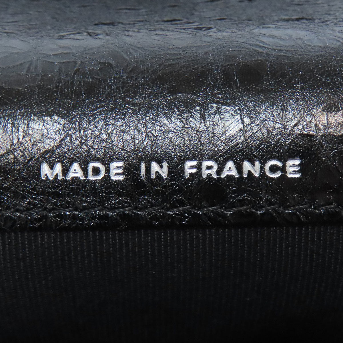 CHANEL Long Wallet Purse Calfskin black 2.55 Matelasse SilverMetal