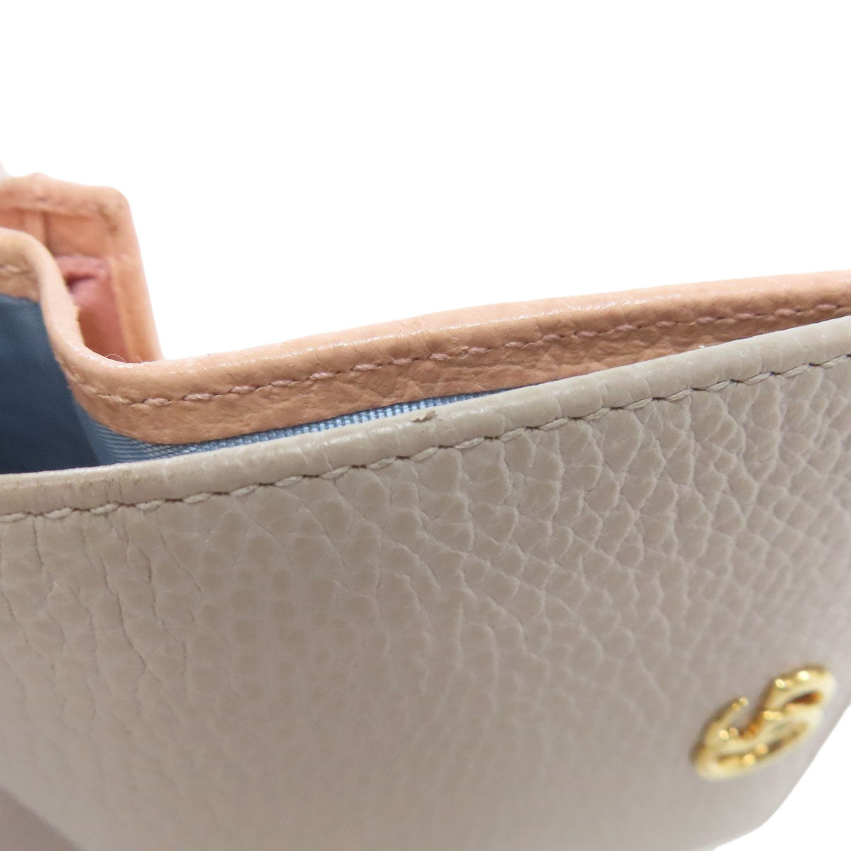 GUCCI Bifold Wallet 456126 Calfskin gray GG Marmont Double G