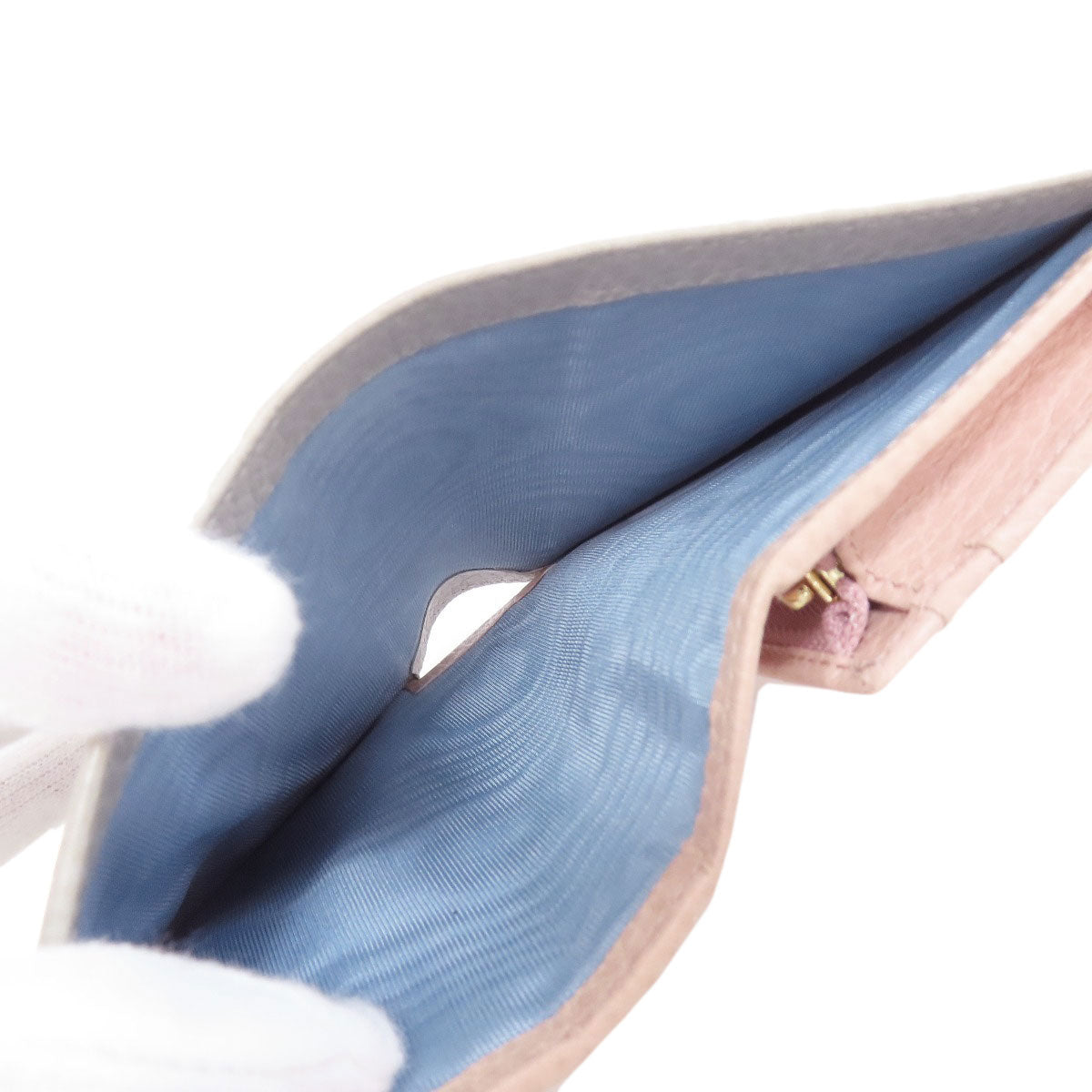 GUCCI Bifold Wallet 456126 Calfskin gray GG Marmont Double G