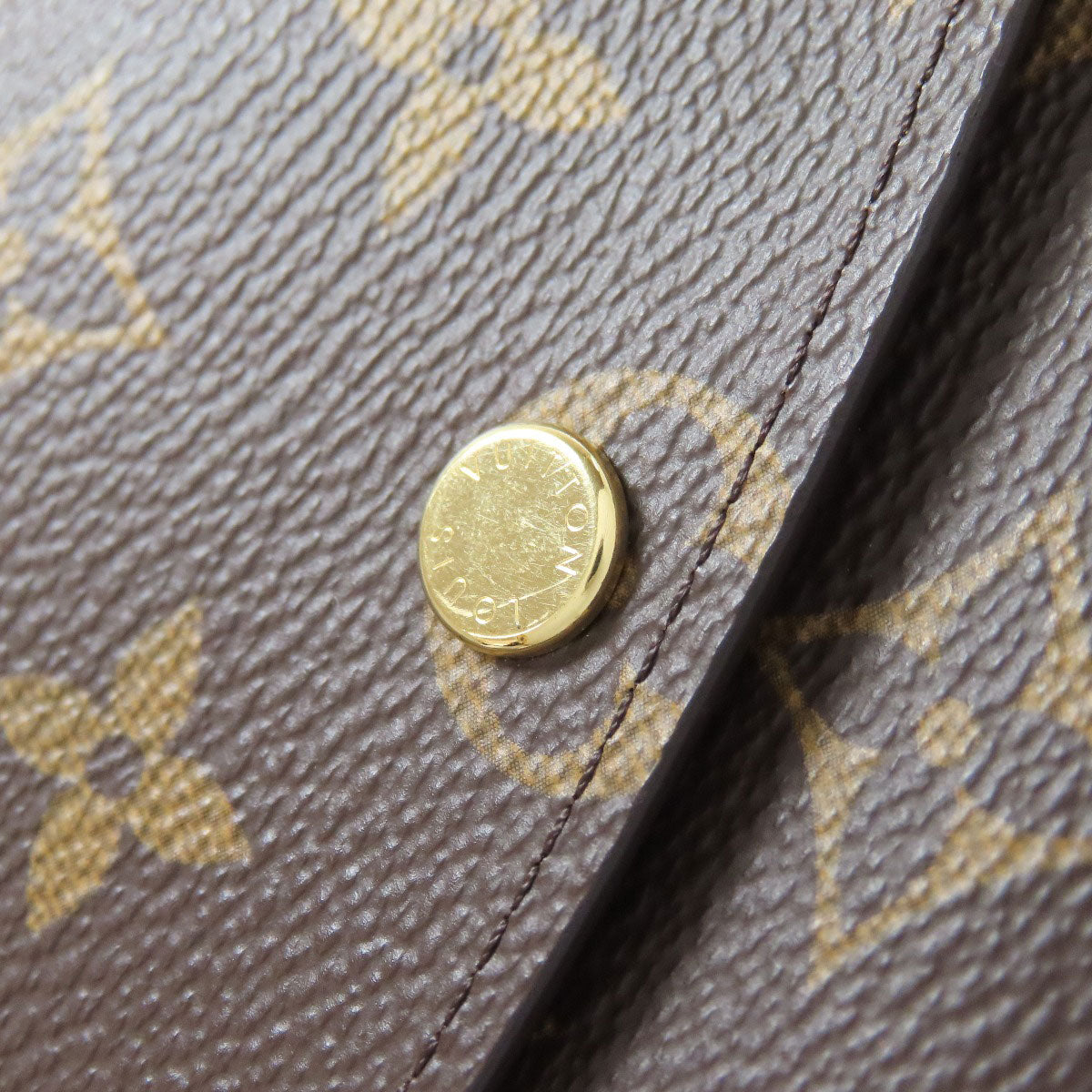 LOUIS VUITTON Long Wallet Purse M60697 Monogram canvas Brown Portefeuille Emily