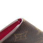 LOUIS VUITTON Long Wallet Purse M60697 Monogram canvas Brown Portefeuille Emily