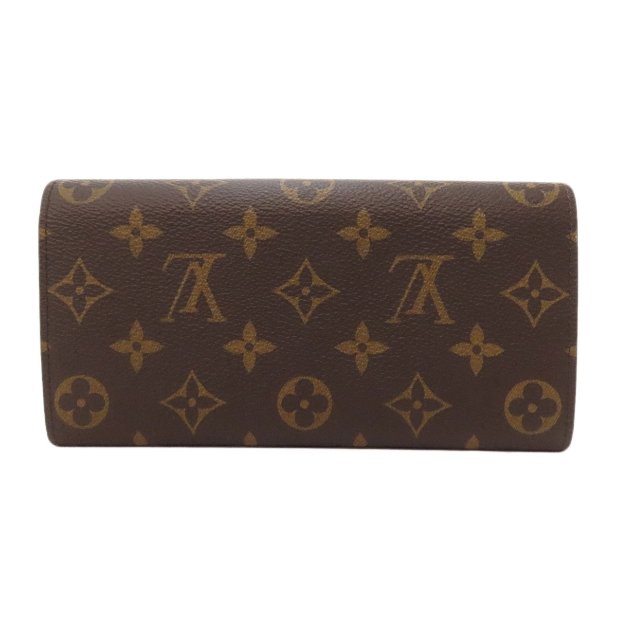 LOUIS VUITTON Long Wallet Purse M60697 Monogram canvas Brown Portefeuille Emily