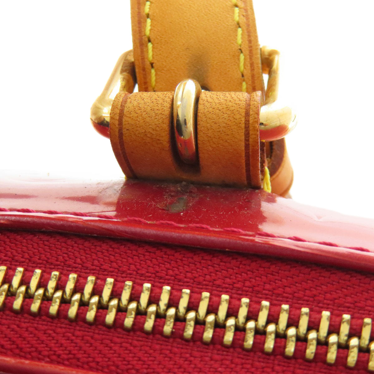 LOUIS VUITTON Handbag M93507 Vernis Red Rosewood Avenue