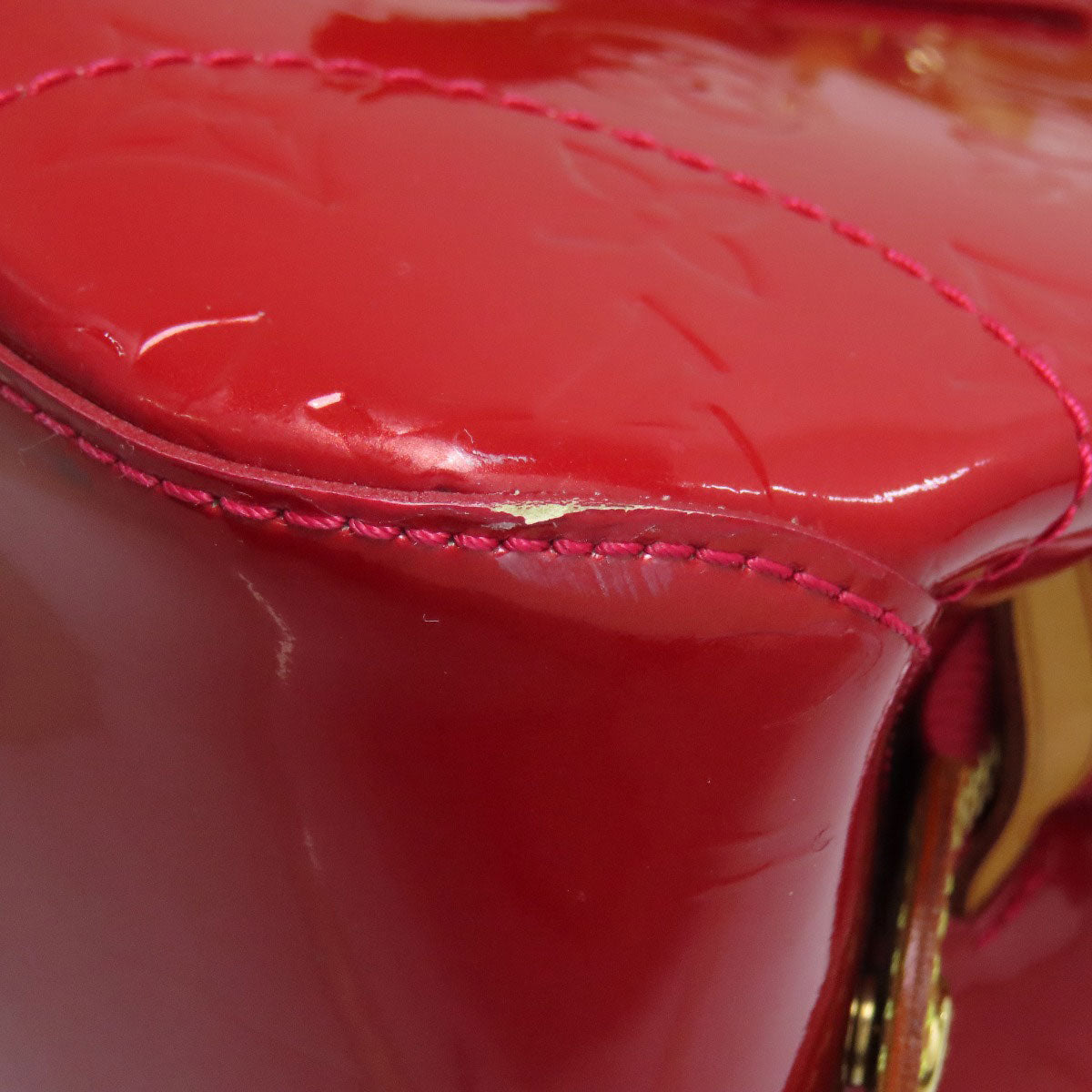 LOUIS VUITTON Handbag M93507 Vernis Red Rosewood Avenue